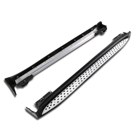 SPEC-D TUNING Mercedes W164 Ml Class 320 350 Side Step Nerf Bars 06-11 SSBOE-W16406-LN